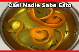 ¡El té de Cáscara de naranja con clavo de olor combate las migrañas y reduce el colesterol!