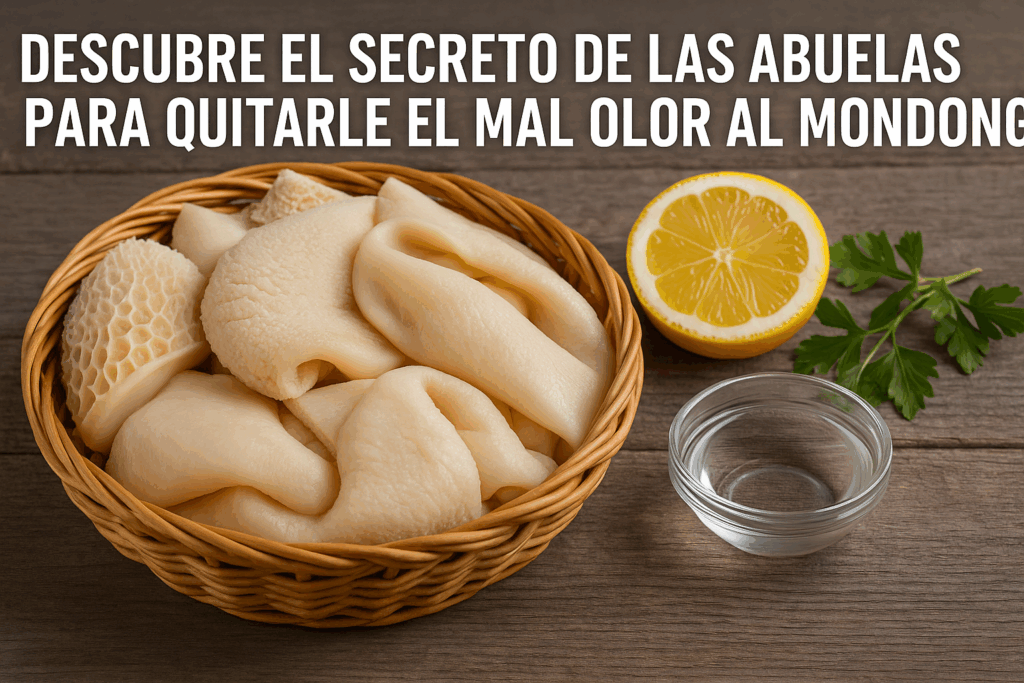 Descubre el secreto de las abuelas para quitarle el mal olor al mondongo en minutos 😱🔥 Quitar mal olor al mondongo